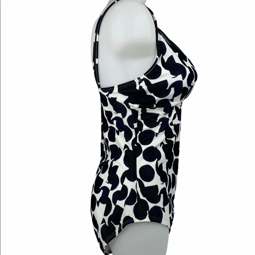 Dkny Mesh Polka Dotted One Piece Swimsuit - Picture 6 of 14